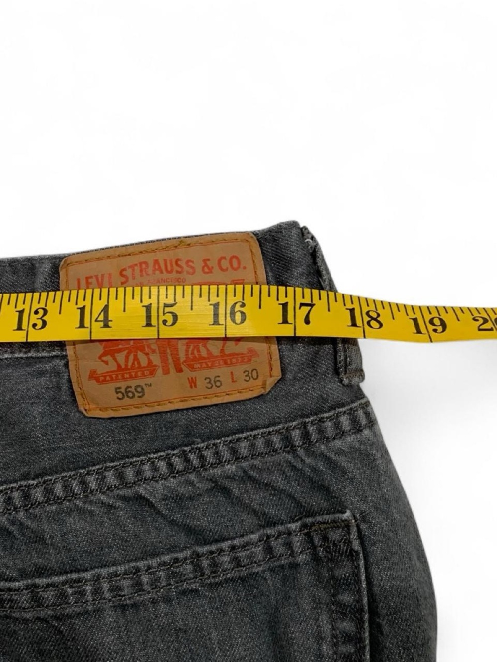 Levi's 569 Loose Straight Fit Men's Jeans - 36x30 (Actual 36x27) - Picture 8 of 8